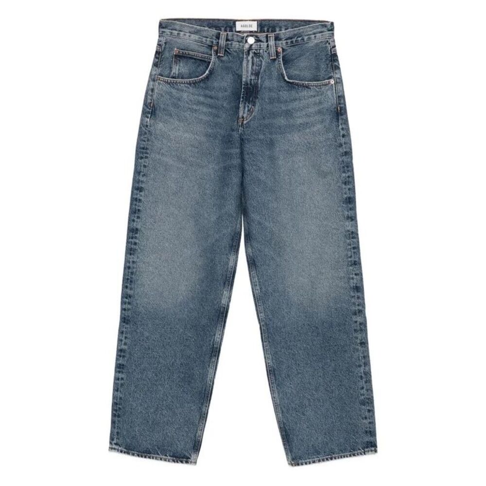 AGOLDE Men's Relaxed Fit Straight Leg Denim Jeans Men BLUE Pants